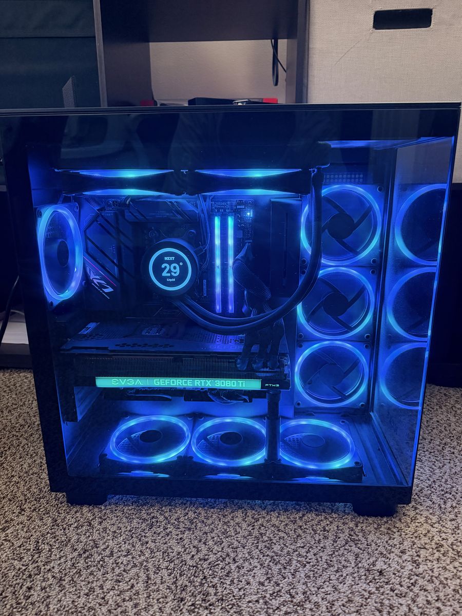 Gaming/Workstation PC Bundle - 7900X 12 Core,  3080ti, 32GB DDR5, 3TB total storage, Full RGB, Liquid Cooling