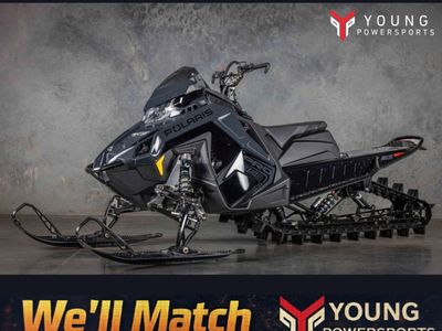 2026 Polaris® 850 PRO RMK 165 Gloss Black / Blue Dusk
