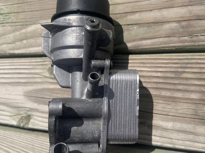 Mini Cooper N18 turbo oil cooler assembly