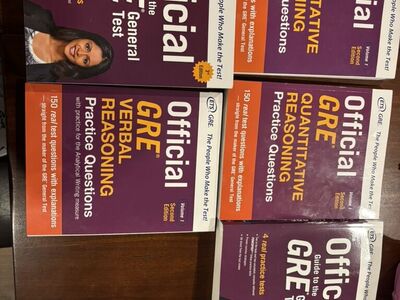 OFFICIAL 2026 GRE BOOKS TO STUDY