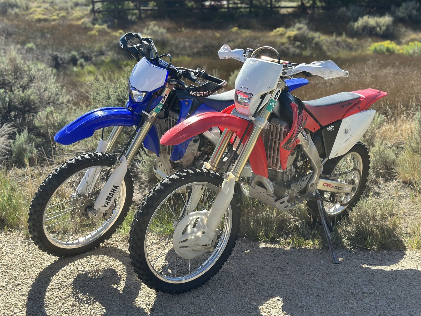 2006 Honda CRF250X & 2007 WR450F