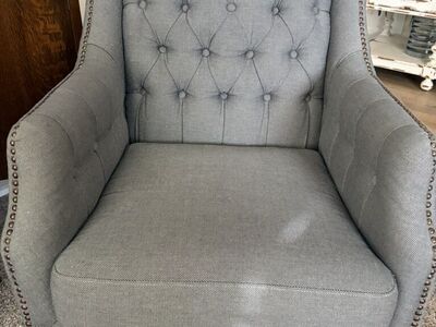 Grey Accent Chair