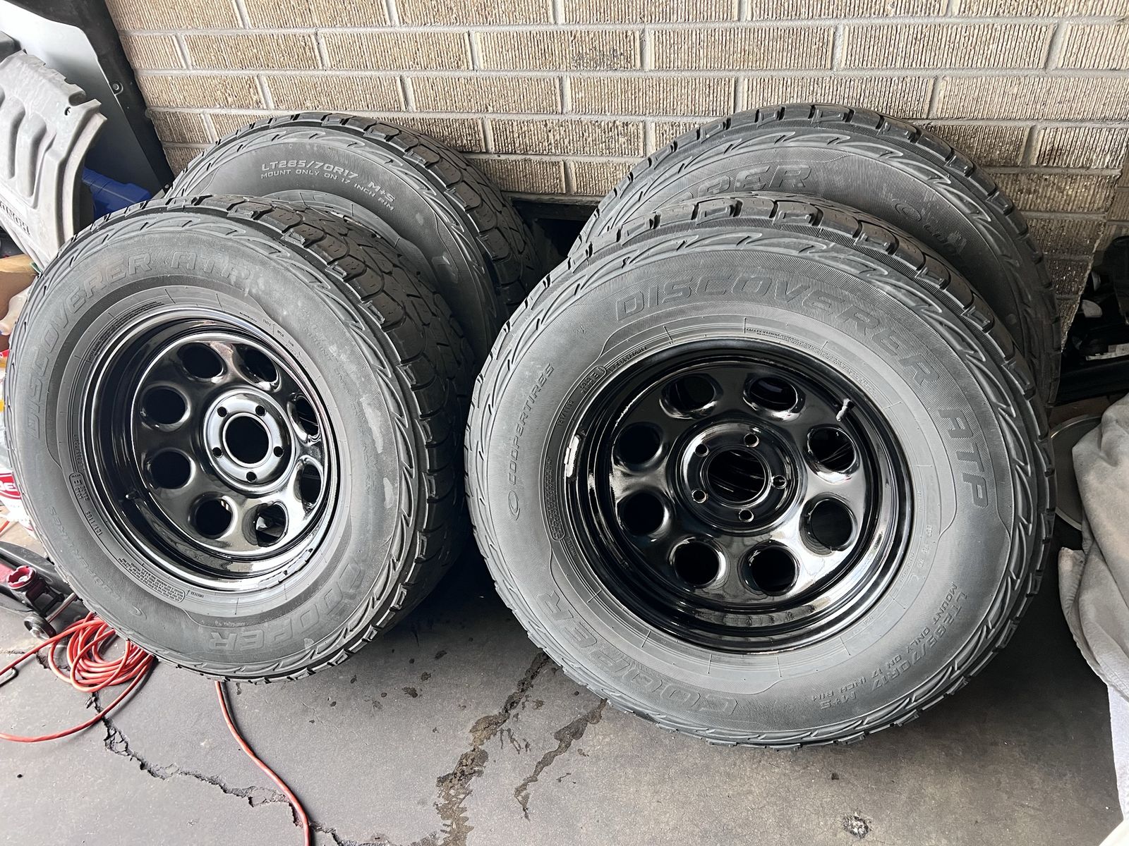 17” Wheels 5x5 Jeep Chevy Dodge on 33” Tires
