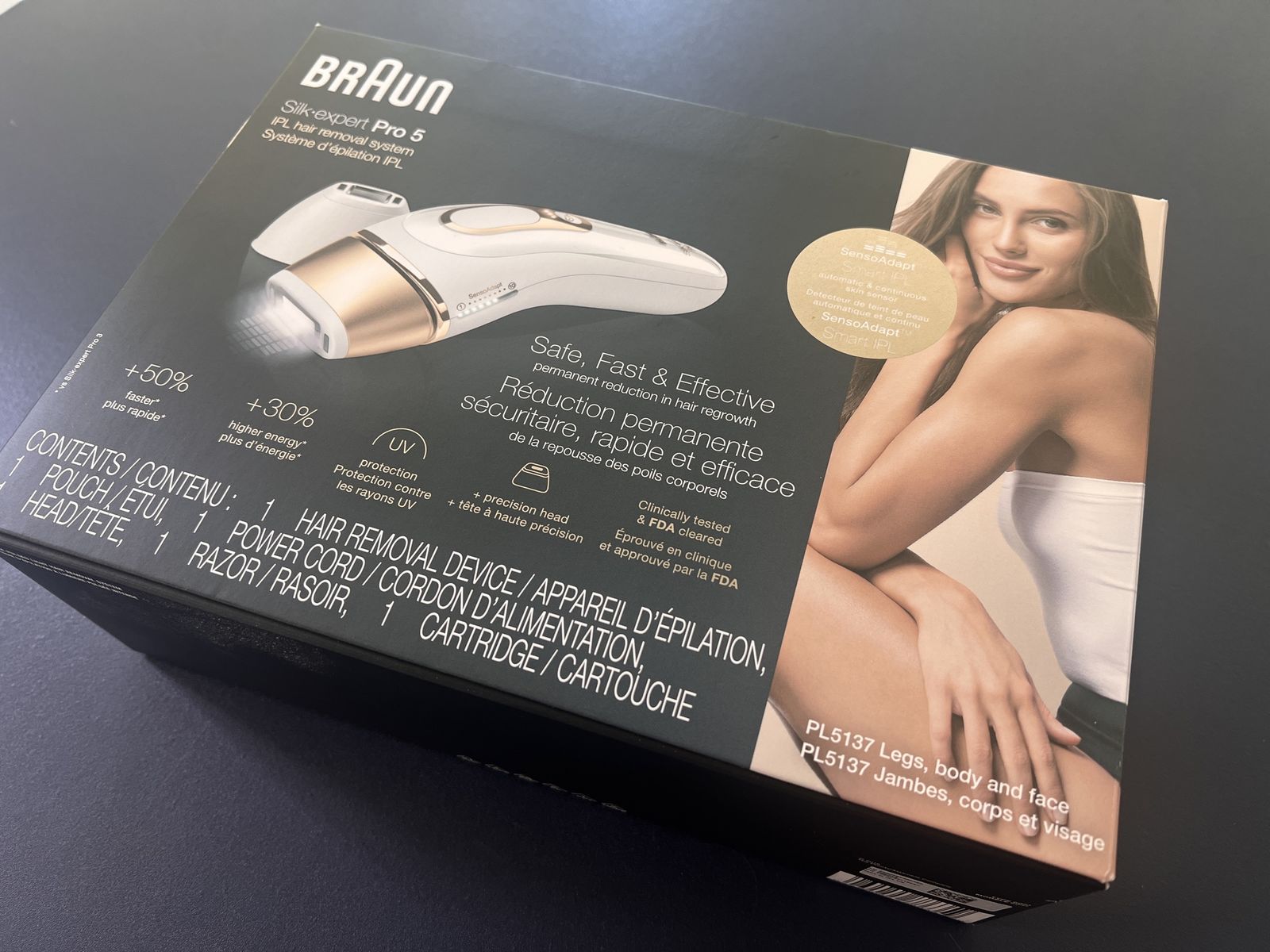 Braun Silk-expert Pro 5 IPL Hair Removal System (PL5137) - Open Box