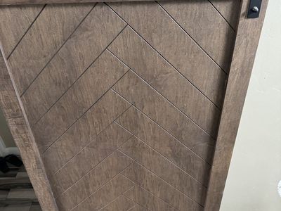 Barn door and hardware