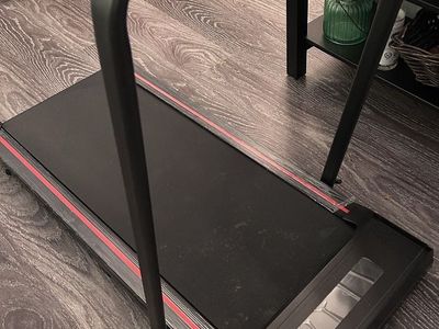 Compact Heavy Duty Treadmill - Walking Pad with Safety Key | Excellent Condition w/Protective Plastic - Holds up to 350lbs