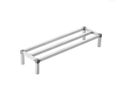 VEVOR 48"x14" All-Welded Aluminum Dunnage Rack, 1000 lbs Capacity, 8" Off Floor