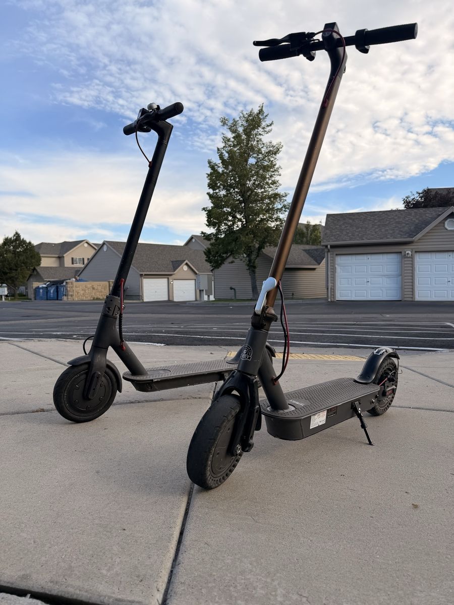 Two Electric Scooters - Used Condition, Great for Commuting or Fun