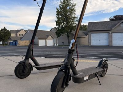 Two Electric Scooters - Used Condition, Great for Commuting or Fun