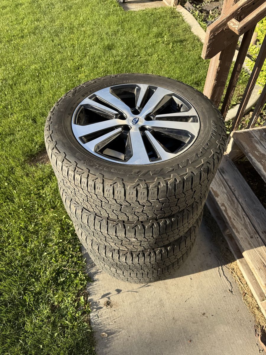 Subaru OEM 225/60R18 Tires & Wheels - 450