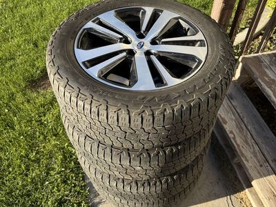 Subaru OEM 225/60R18 Tires & Wheels - 450