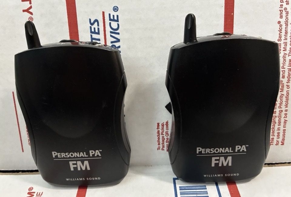 Williams Sound Personal PA FM Receivers Model PPA R35-8 (Pair)
