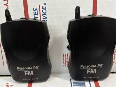 Williams Sound Personal PA FM Receivers Model PPA R35-8 (Pair)