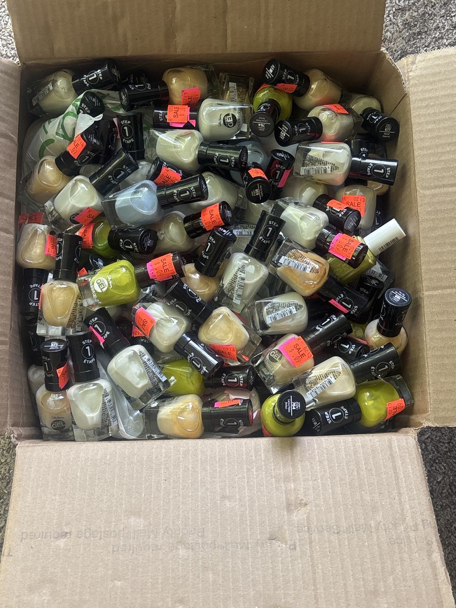 about 120 bottles of miracle gel nail polish!  Trade!