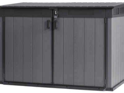 New Keter - Cortina Mega Anthracite Grey 2020L Storage Box Shed