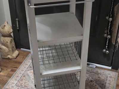 Small kitchen cabinet on casters