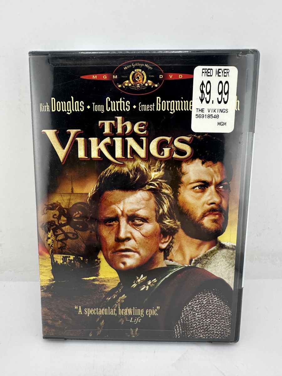 The Vikings DVD 1958 Kirk Douglas Tony Curtis Ernest Borgnine Sealed New