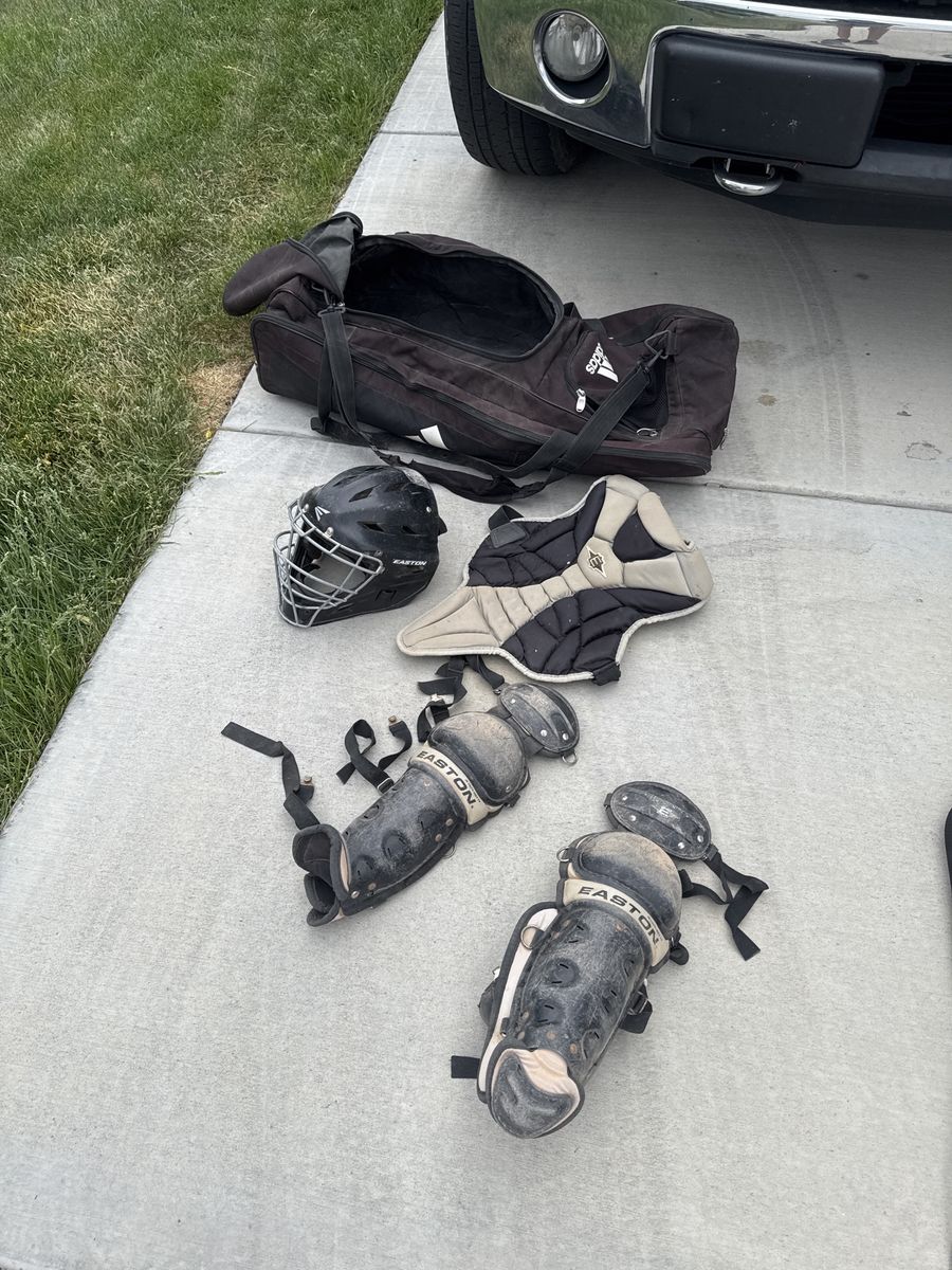 Catchers bag and gear