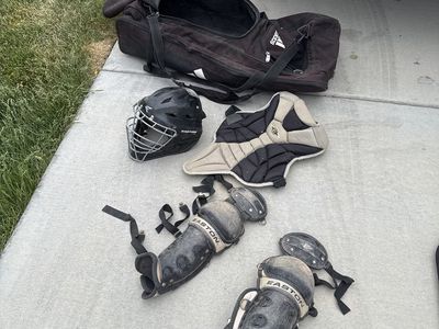 Catchers bag and gear