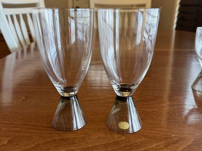 Rosenthal Fortuna Smoke Crystal Glasses