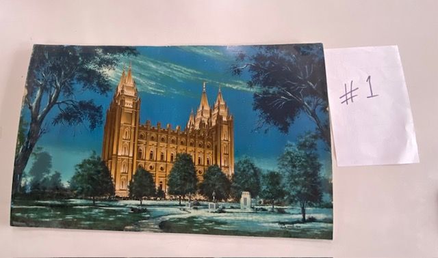 MORMAN TEMPLE PICTURES 13.25" x 21.5"