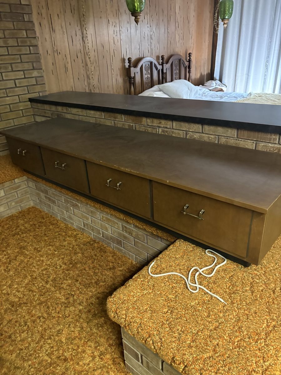 81” Long 4-Drawer Low Storage Cabinet / Dresser – $125 OBO