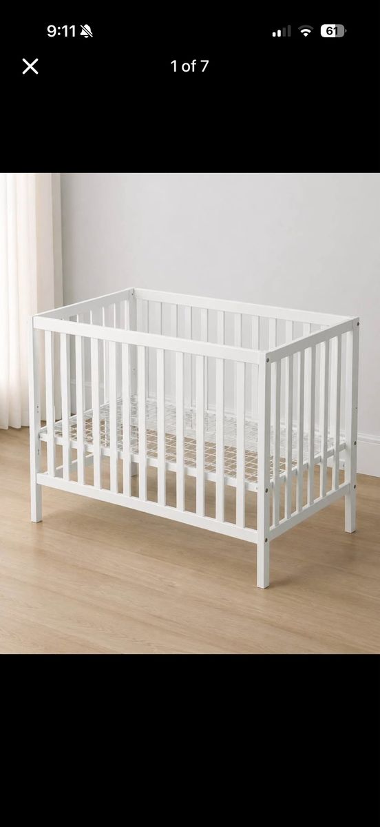 Dream On Me Synergy 5-in-1 Convertible Crib - White