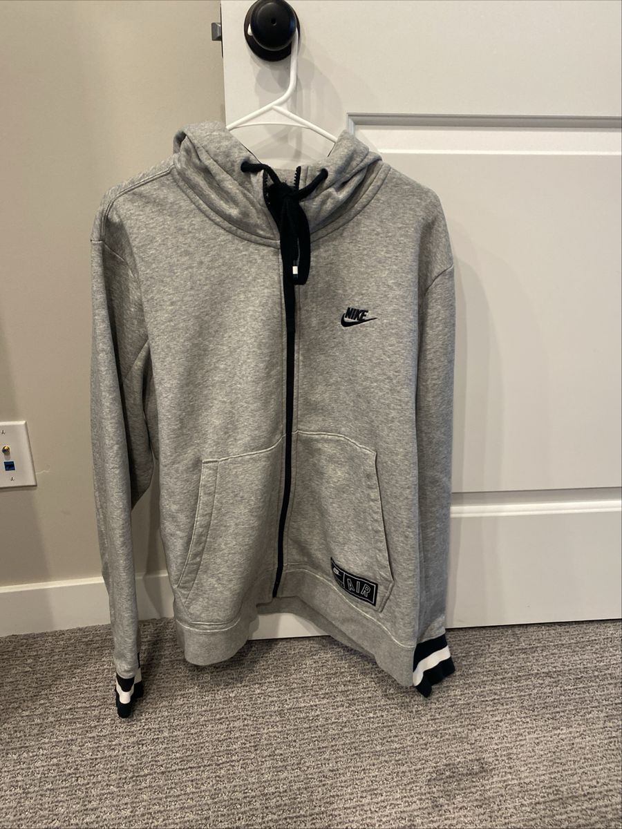 Nike Air Full-Zip Hoodie Grey Large
