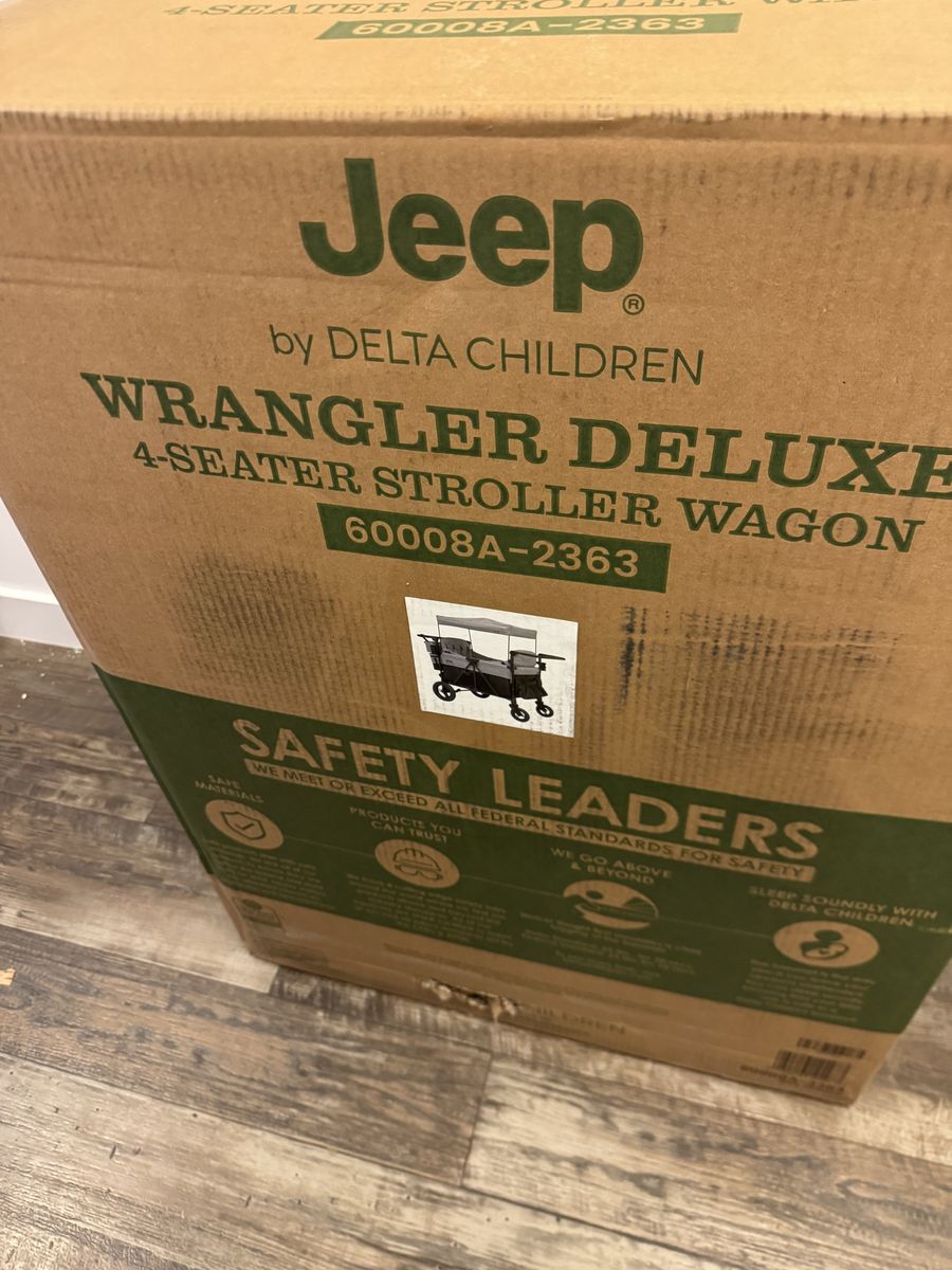 Jeep Wrangler Deluxe 4 Seater Stroller Wagon