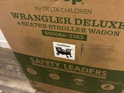 Jeep Wrangler Deluxe 4 Seater Stroller Wagon