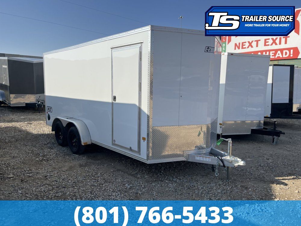 7x16 Alcom Aluminum EZ Hauler XLT Trailer - 7'0" Interior - 7K GVWR -