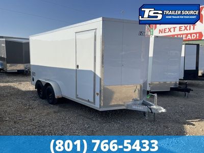 7x16 Alcom Aluminum EZ Hauler XLT Trailer - 7'0" Interior - 7K GVWR - Ramp Door