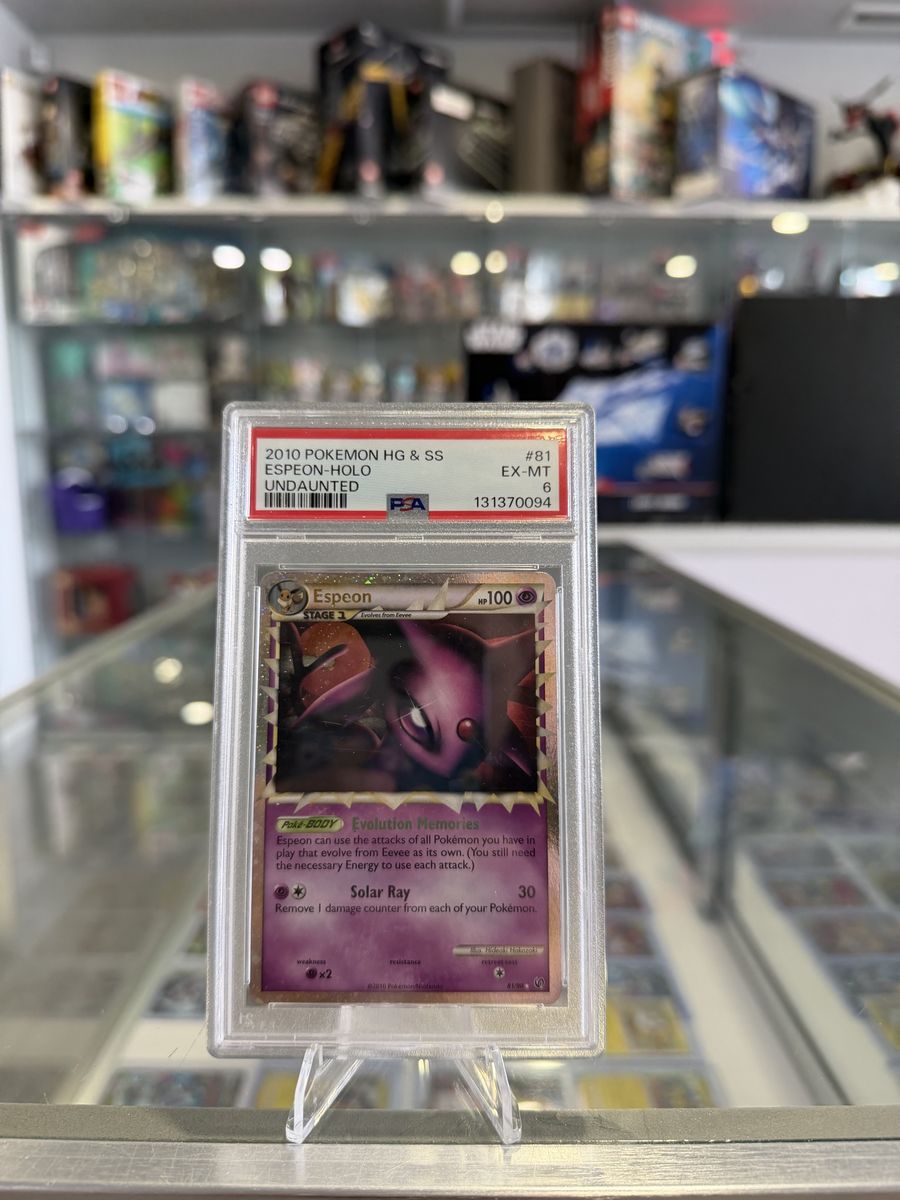 2010 Pokemon HG & SS Espeon Holo Undaunted #81/90 PSA 6