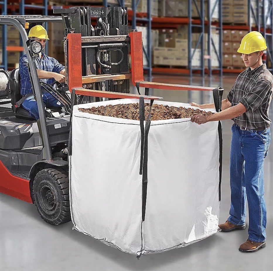 35 x 35 x 40" FIBC fork-liftable bulk bag