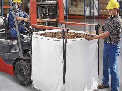 35 x 35 x 40" FIBC fork-liftable bulk bag