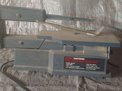 16-in 16" Craftsman Sears direct Drive scroll saw