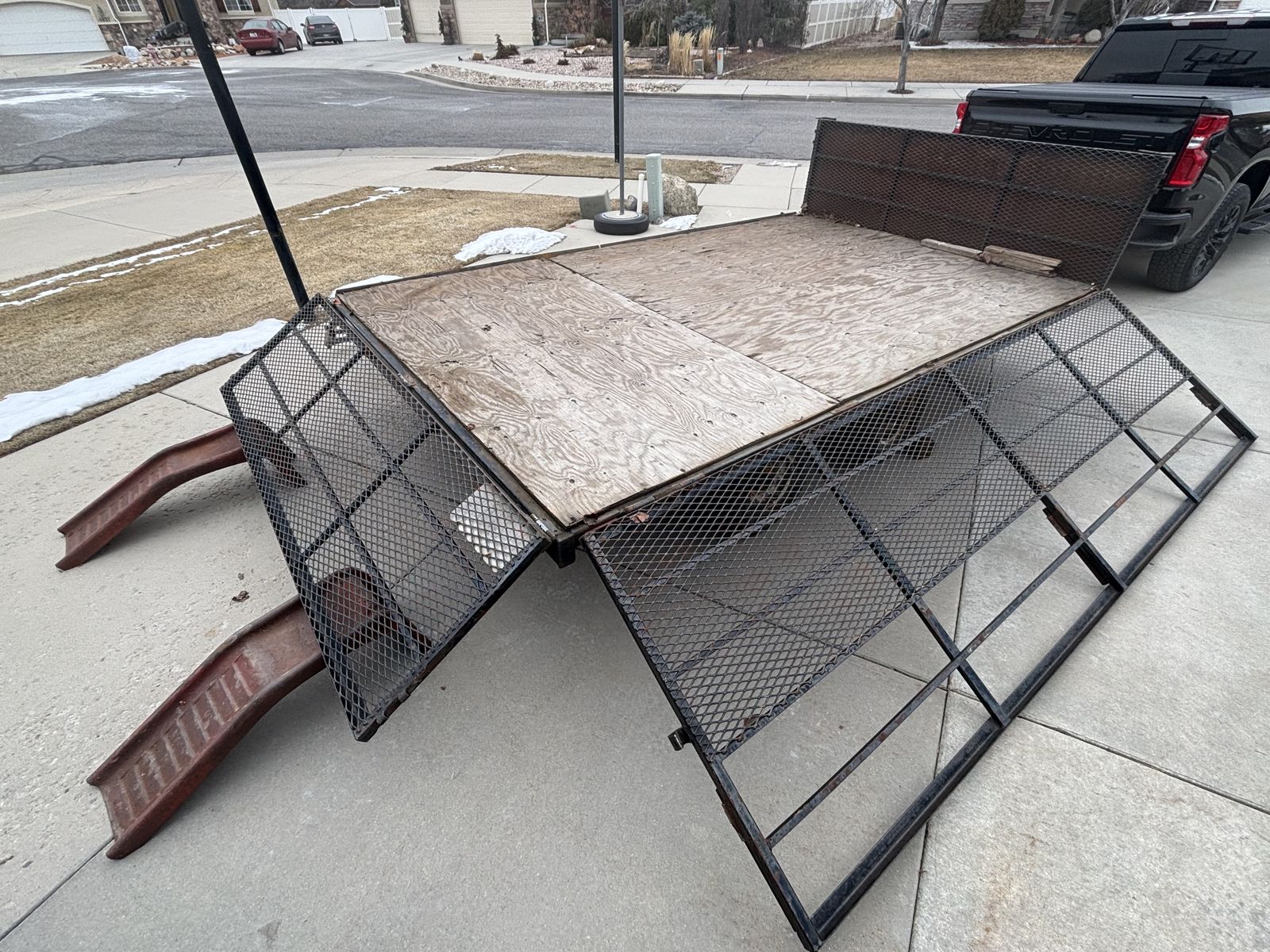 2000 Utility Trailer ATV Trailer.