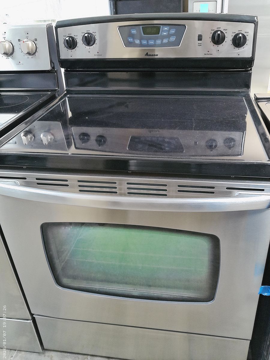 Whirlpool Stainless Steel Smooth Top Range~90 Day Guarantee