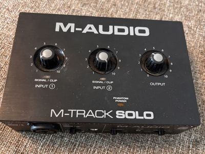 M Track Solo Audio Interface