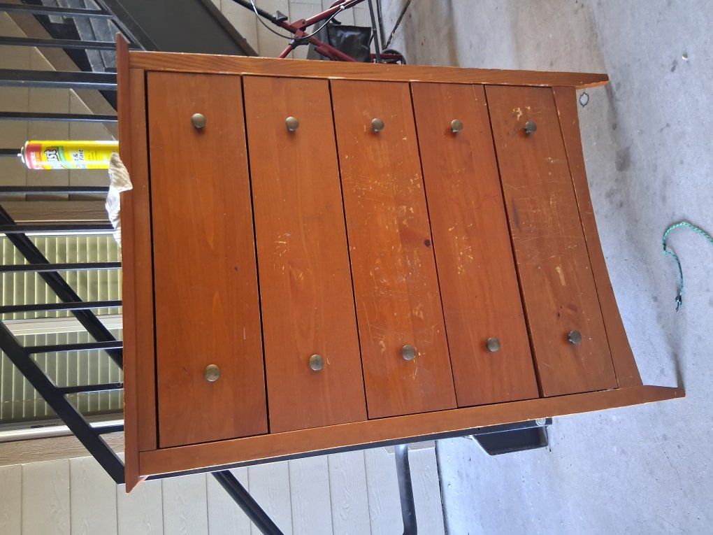 Beautiful Brazilian wood chest of drawers