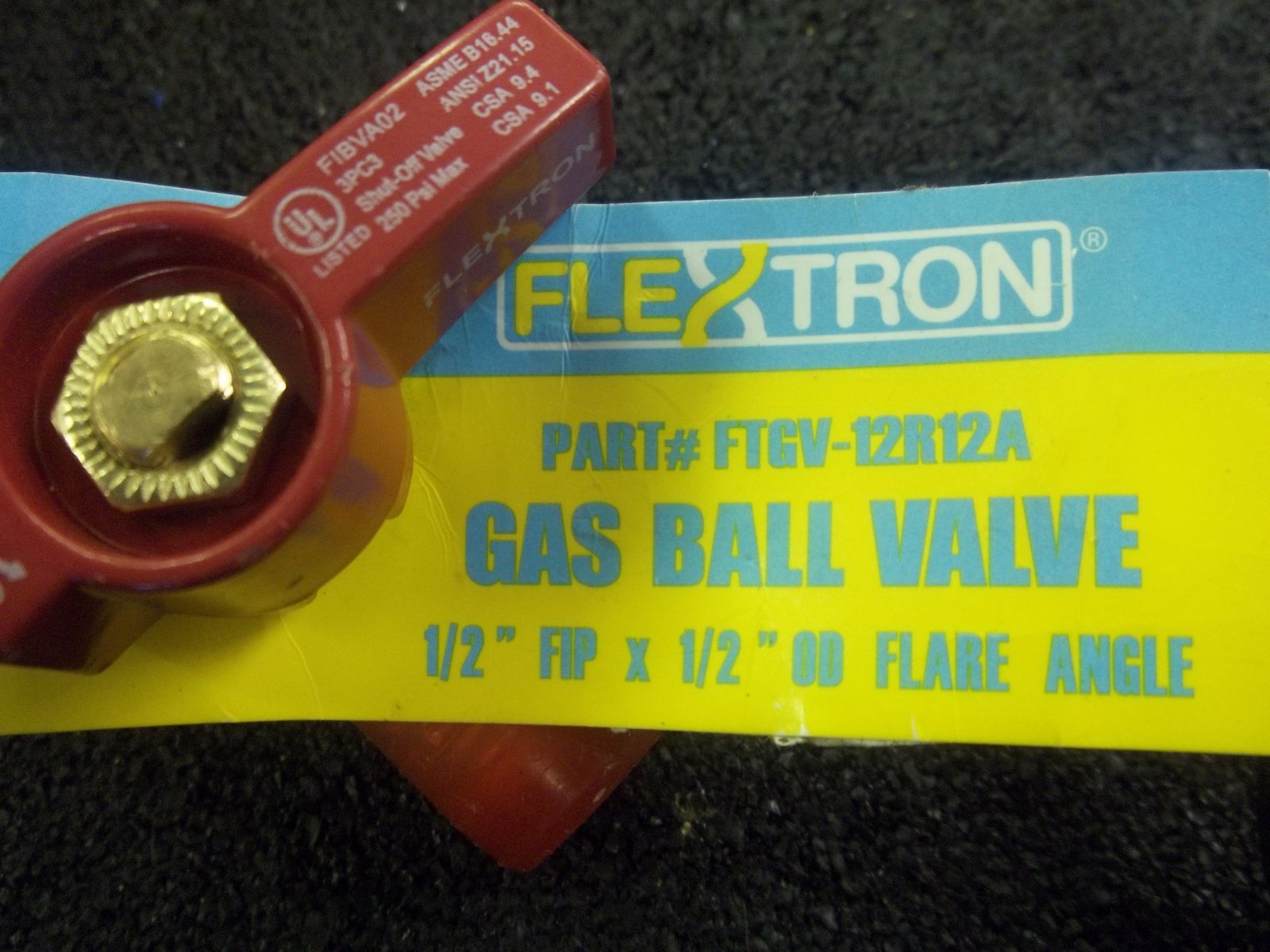 Flextron 1/2" Gas Ball Valve