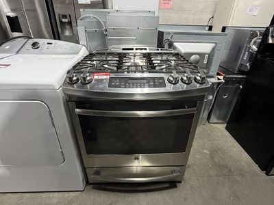 BEST DEALS NOW! GOOD GE SLIDE IN GAS RANGE