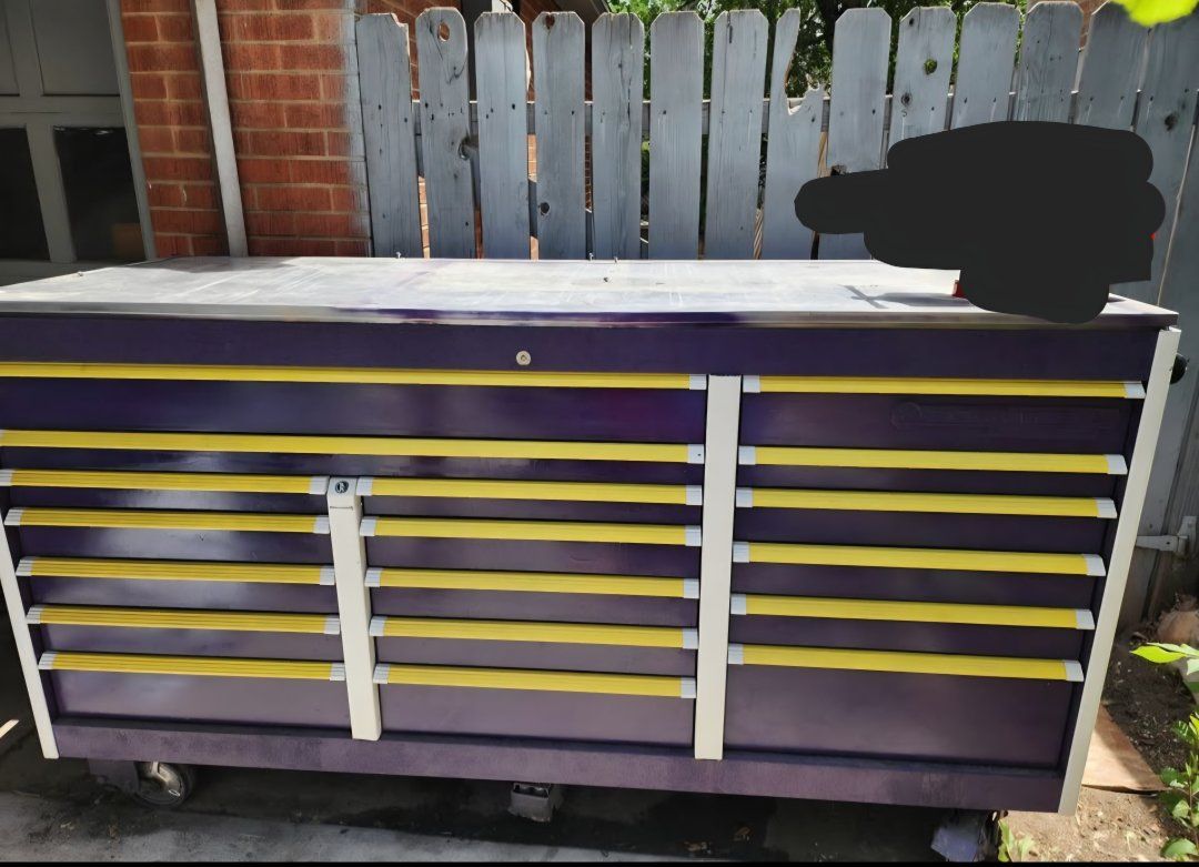 86" Custom Vikings Toolbox