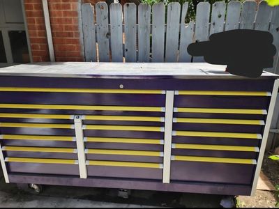 86" Custom Vikings Toolbox