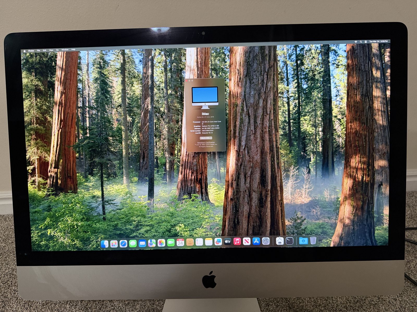 2019 27" iMac 5k With Upgrades