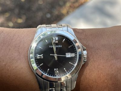 FOR TRADE - Tourneau Stainless Steel Men's Wristwatch
