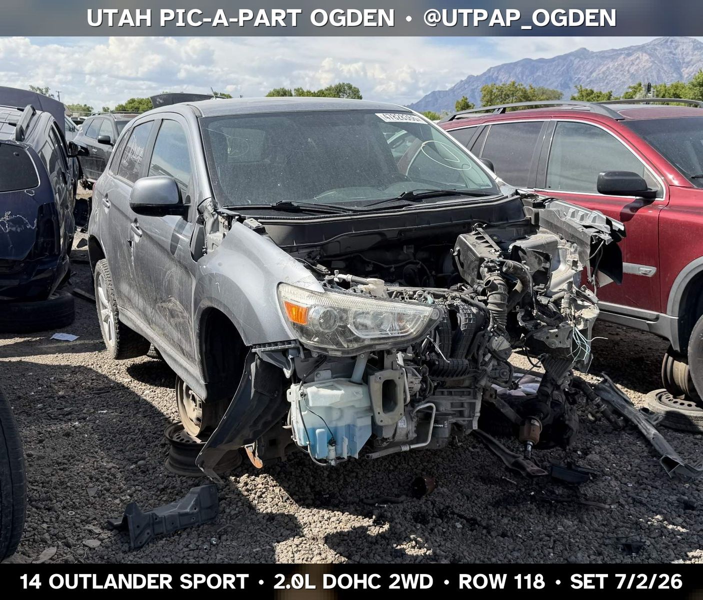 2014 Mitsubishi Outlander Sport Parts - UTPAP Ogden