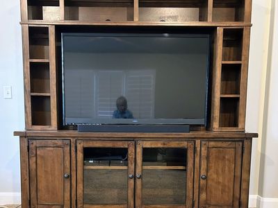 Beautiful Solid Wood TV Entertainment Center