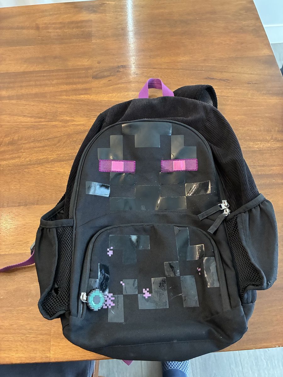 Pottery Barn Kids backpack Minecraft