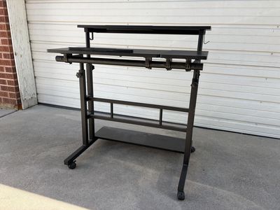 Computer desk and chair